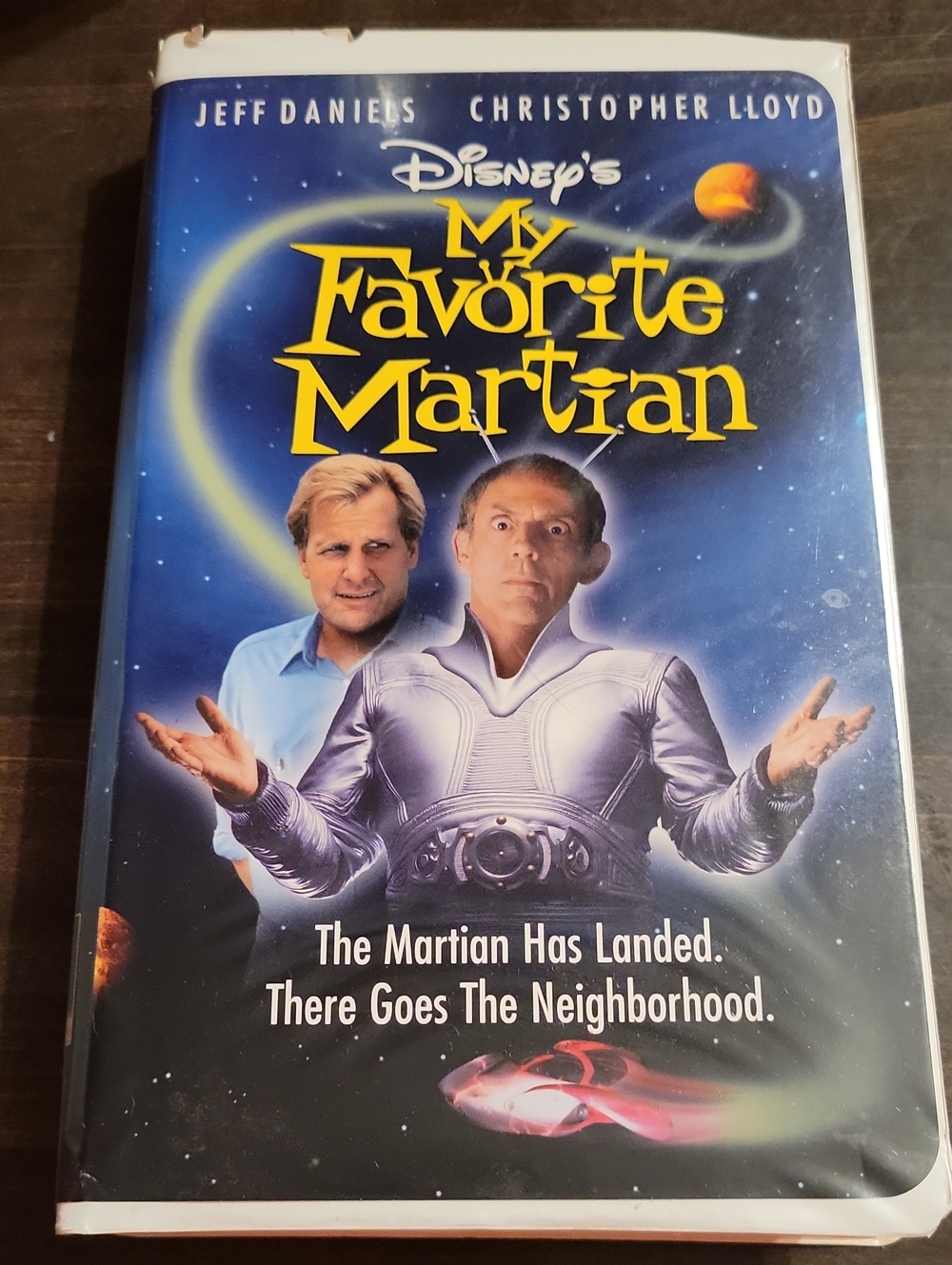 Disney My Favorite Martian VHS - Blue and Yellow Cover